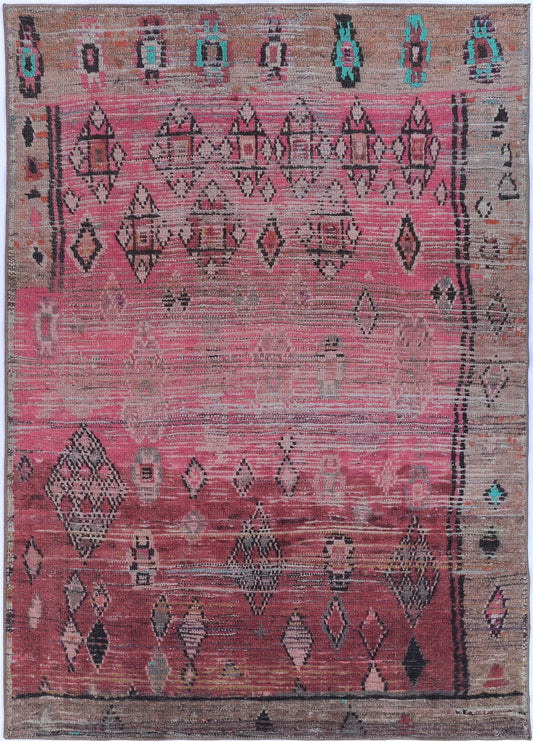 Vintage Chaima Tribal Rose Rug