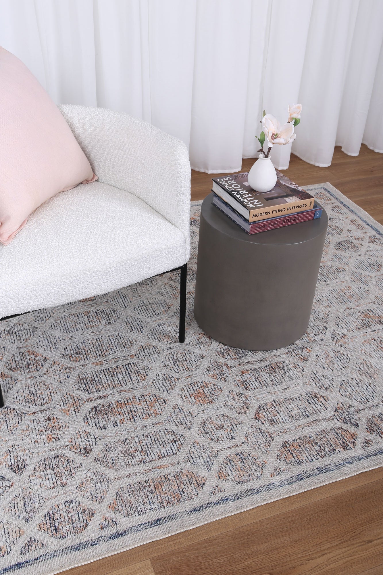 Chantilly Lace Geometric In Multicolour Rug