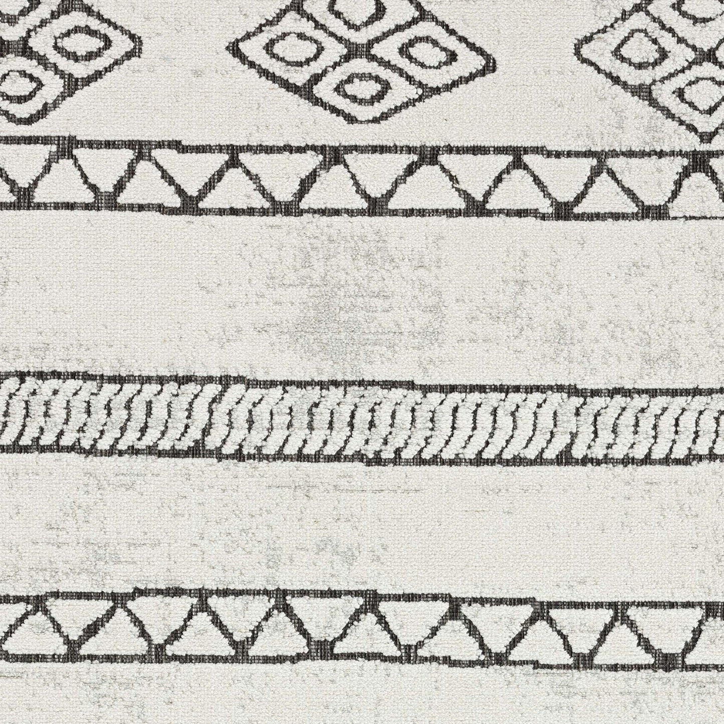 Valley Light Grey Runner Rug D2053