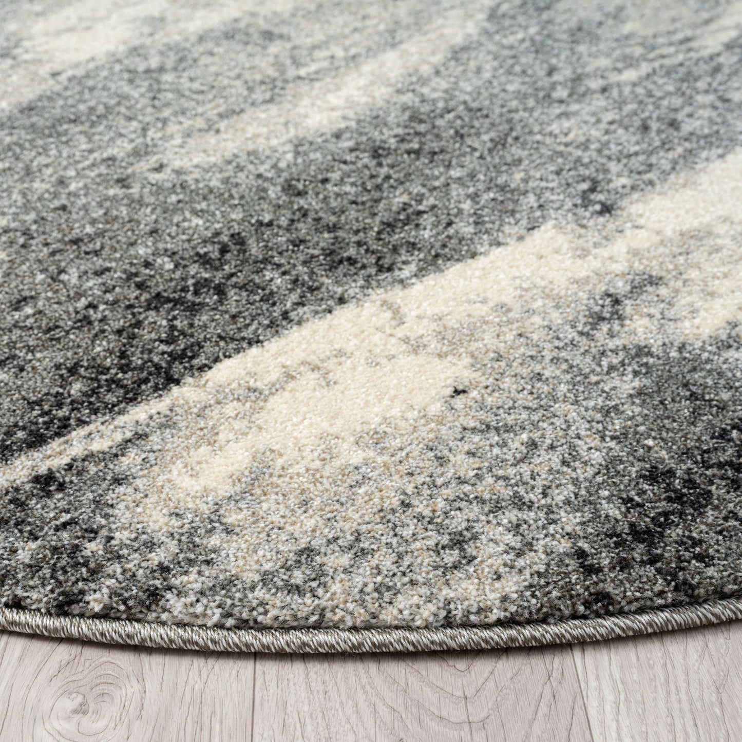 Astor 483 Ash In Grey : Round Rug