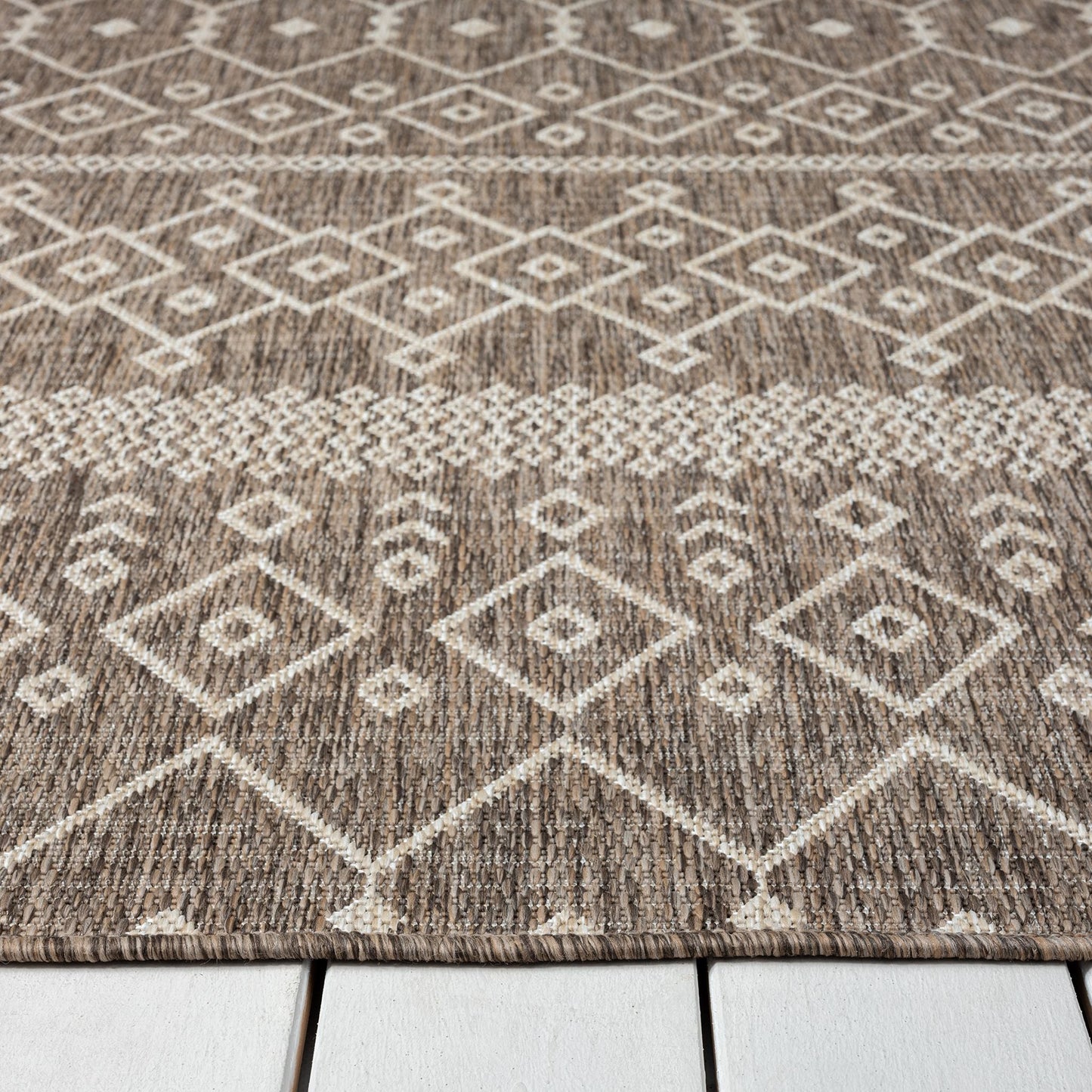 Patio 451 Almond In Brown Rug