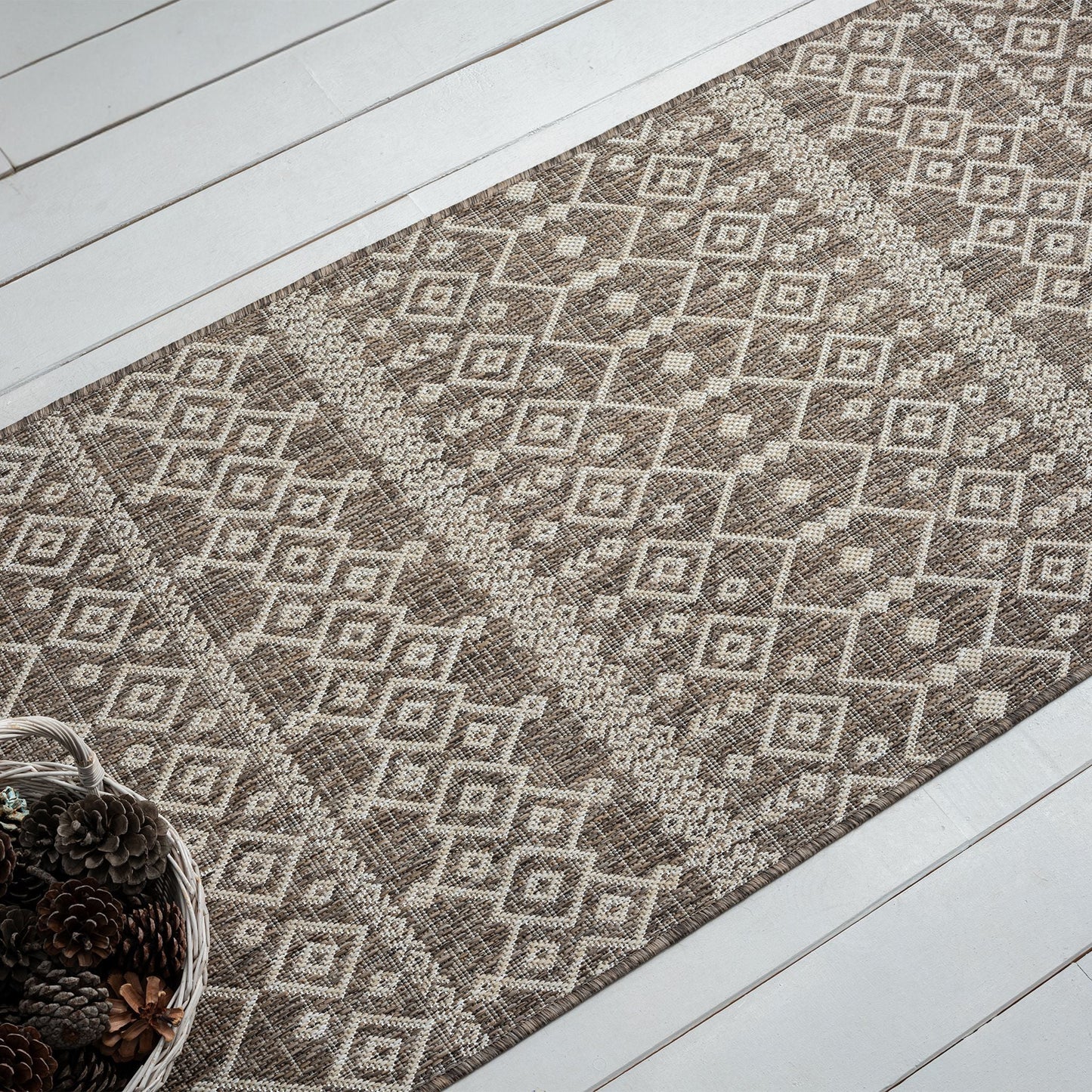 Patio 451 Almond In Brown Rug