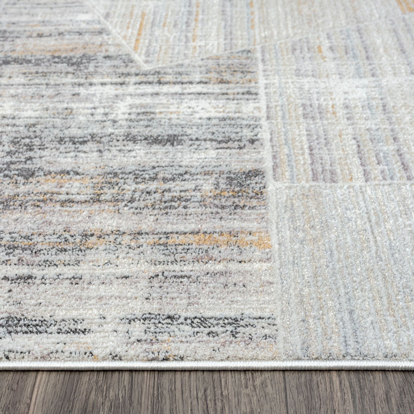 Easton 468 Slate In Grey Runner Rug