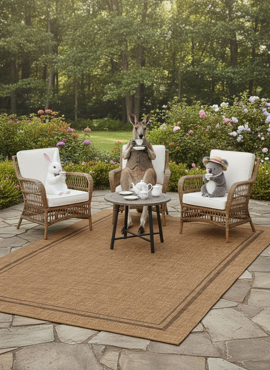 Himalaya Bordo in Brown Colour Rug