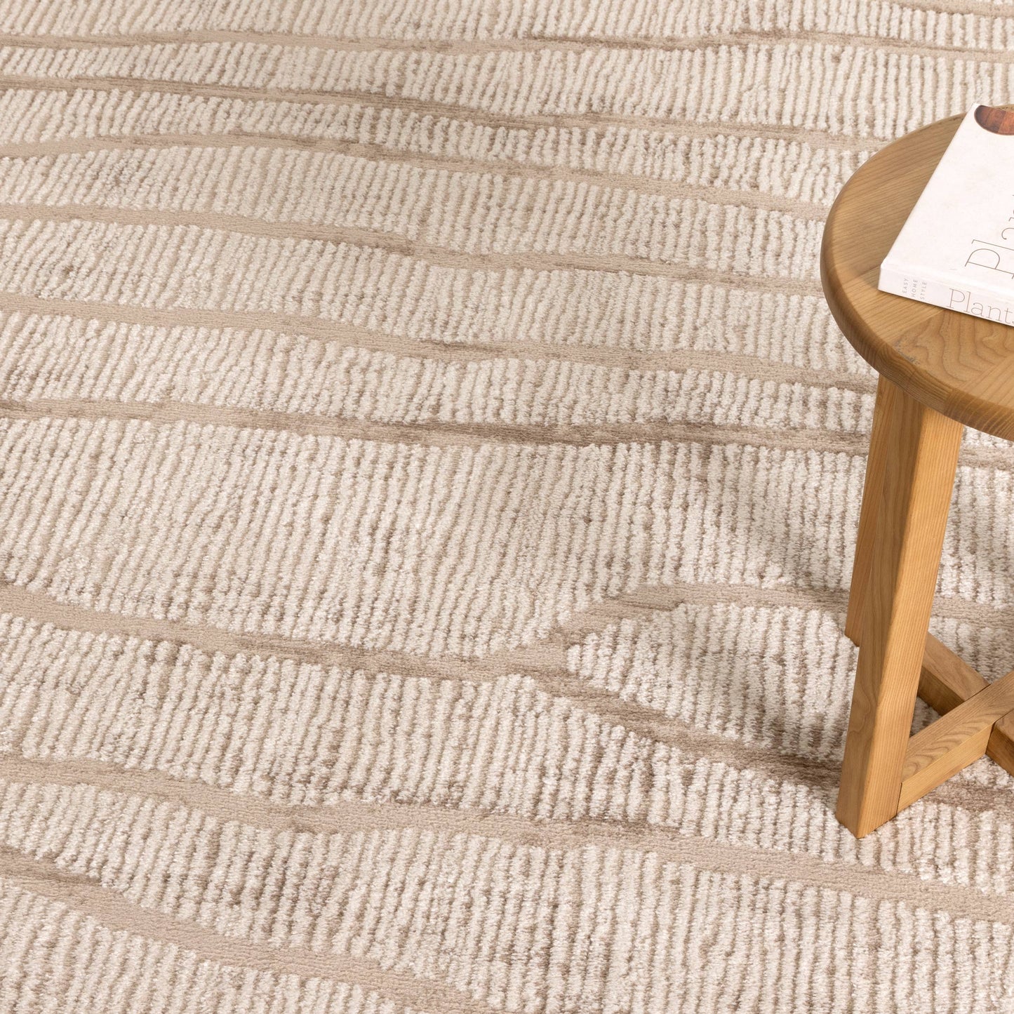 Sierra Abstract Lines in Ivory Rug