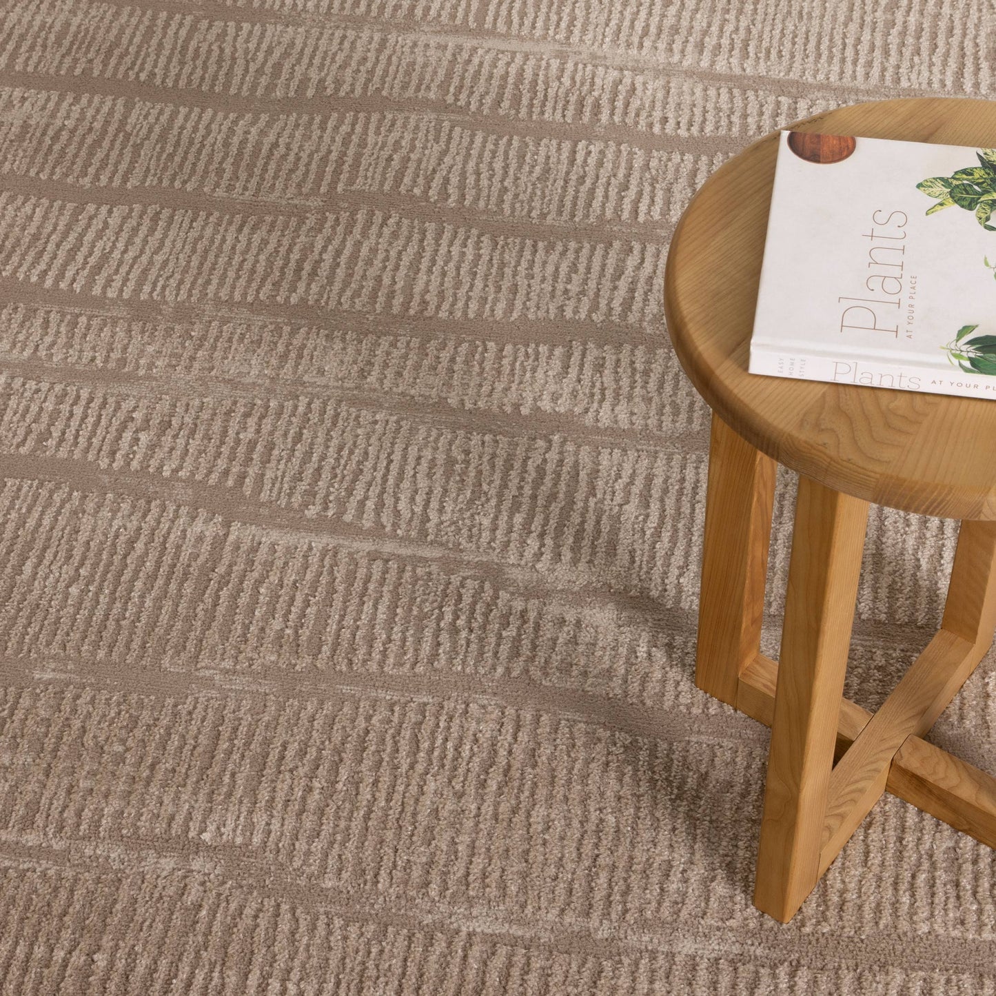 Sierra Abstract Lines in Beige Rug