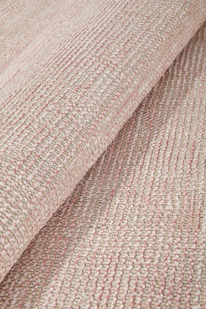 Allure Rose Cotton Rayon In Pink Rug