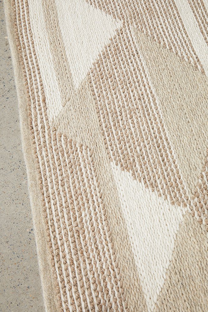Avalon Taylor Modern Geometric In Natural Rug