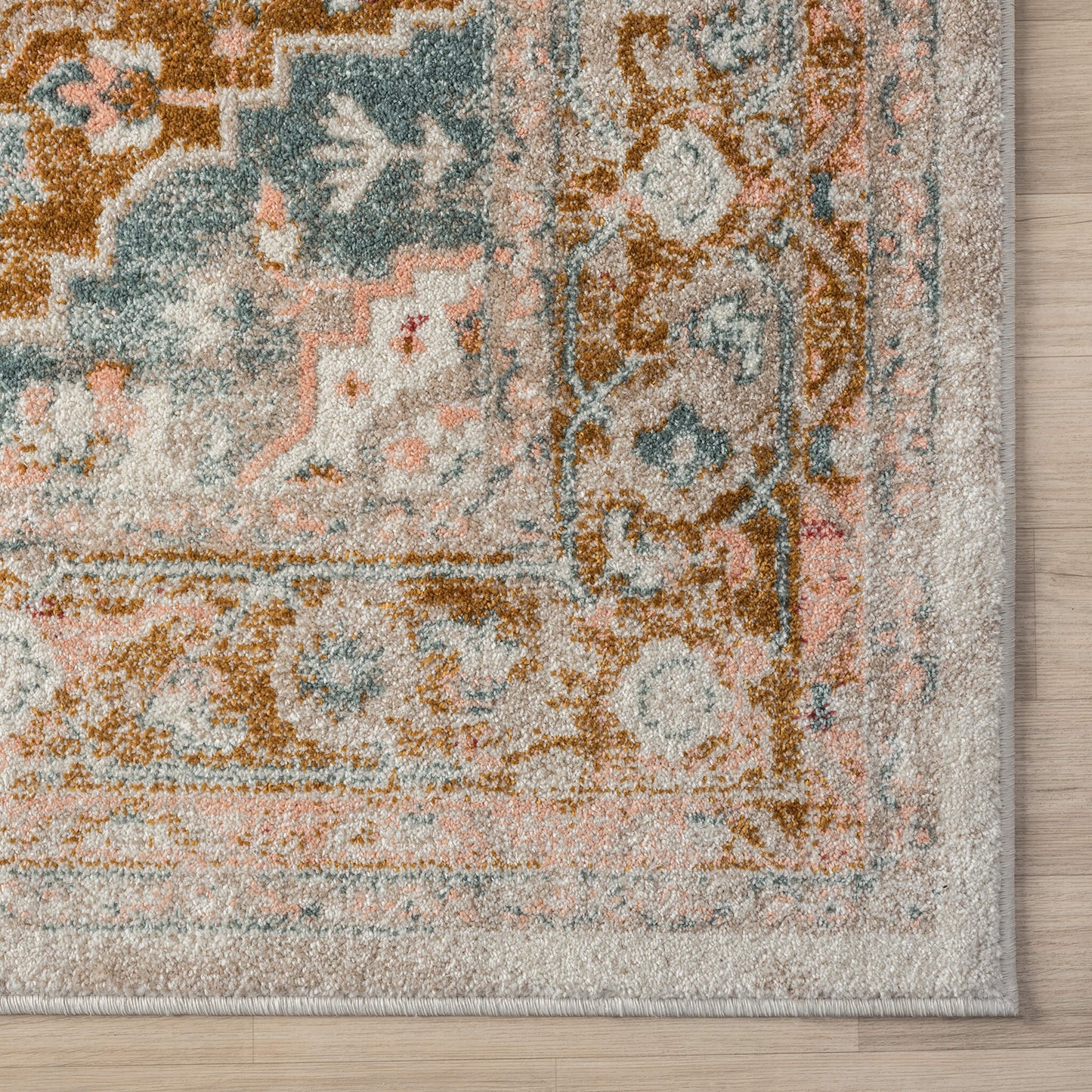 Adore Sand in Multicoloured : Runner Rug