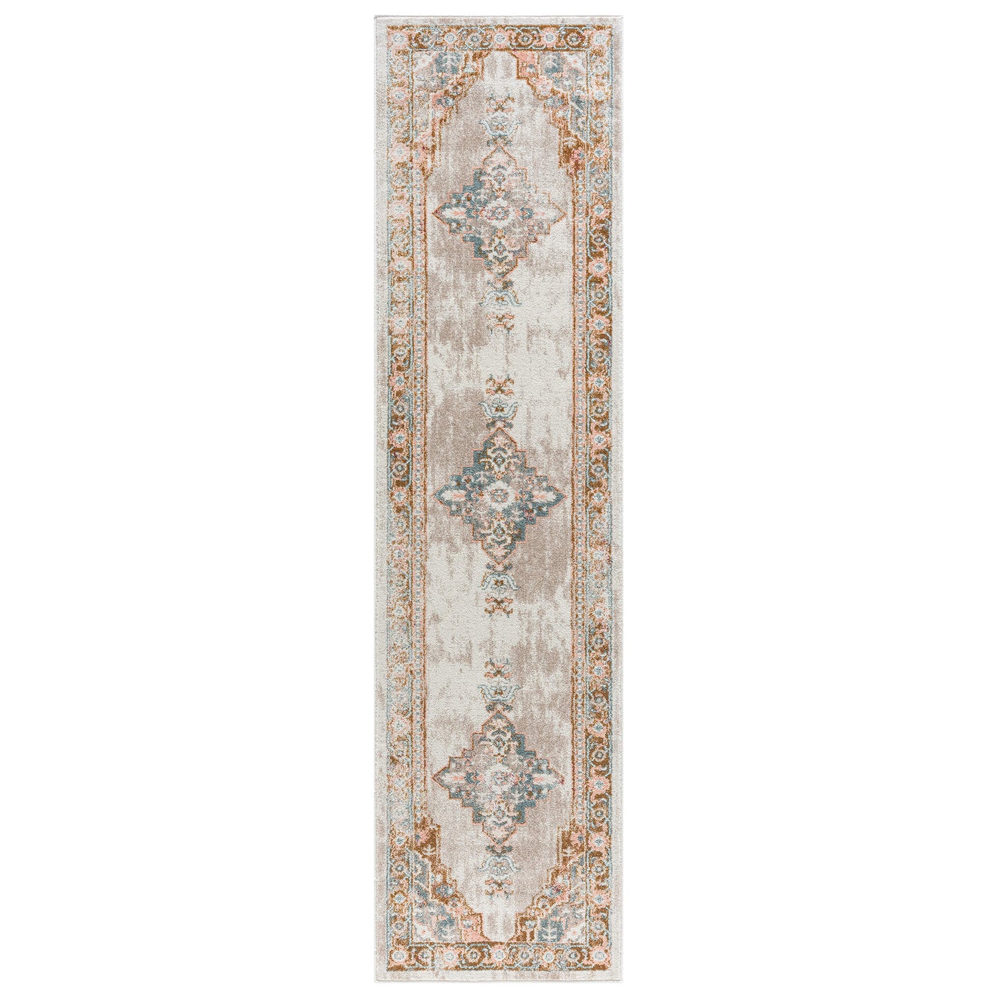Adore Sand in Multicoloured : Runner Rug