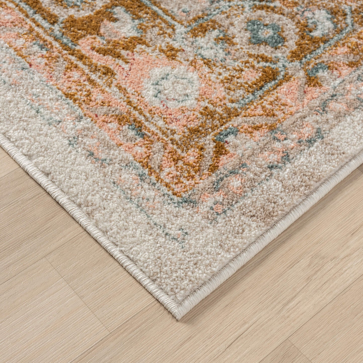 Adore Sand in Multicoloured Rug
