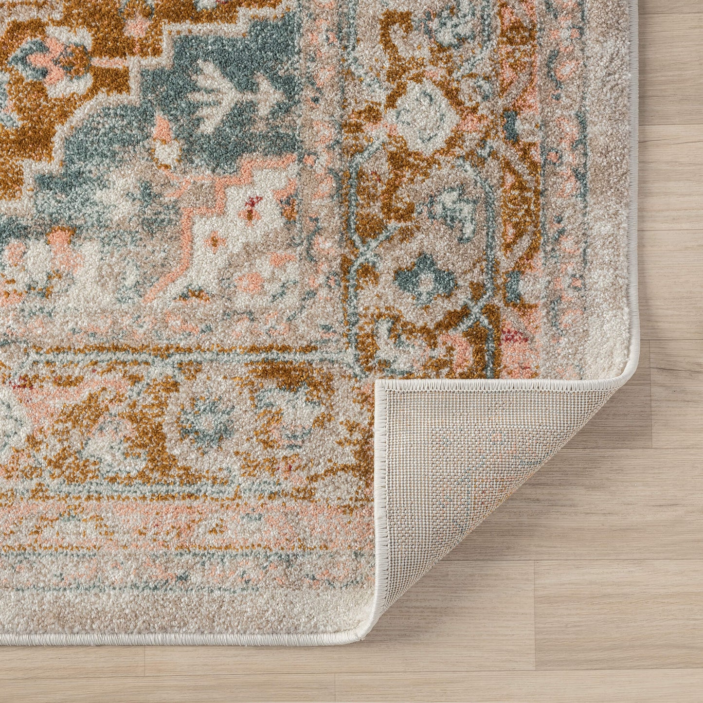 Adore Sand in Multicoloured Rug