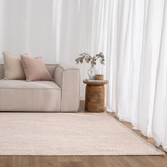 Berno Ivory Pink Loop Rug