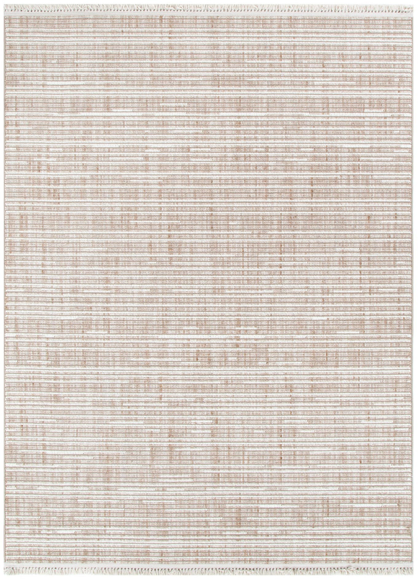 Berno Beige Ivory Loop Lines Rug