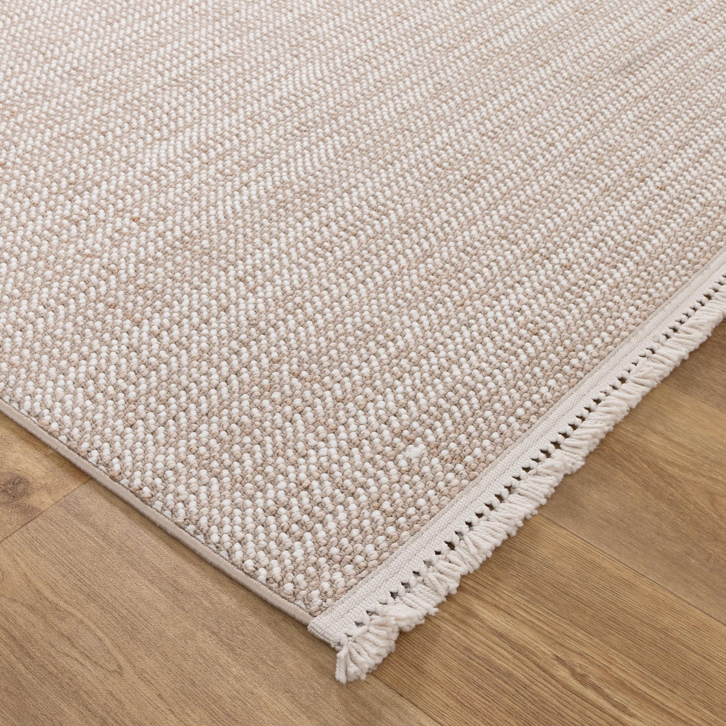 Berno Ivory Beige Loop Rug
