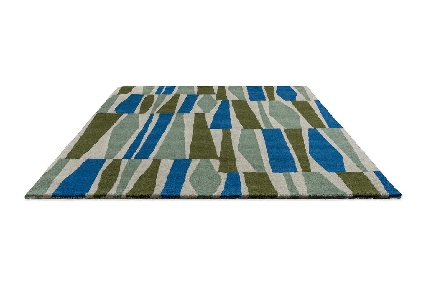 Scion Saku - Olive 123417 In Grey Rug