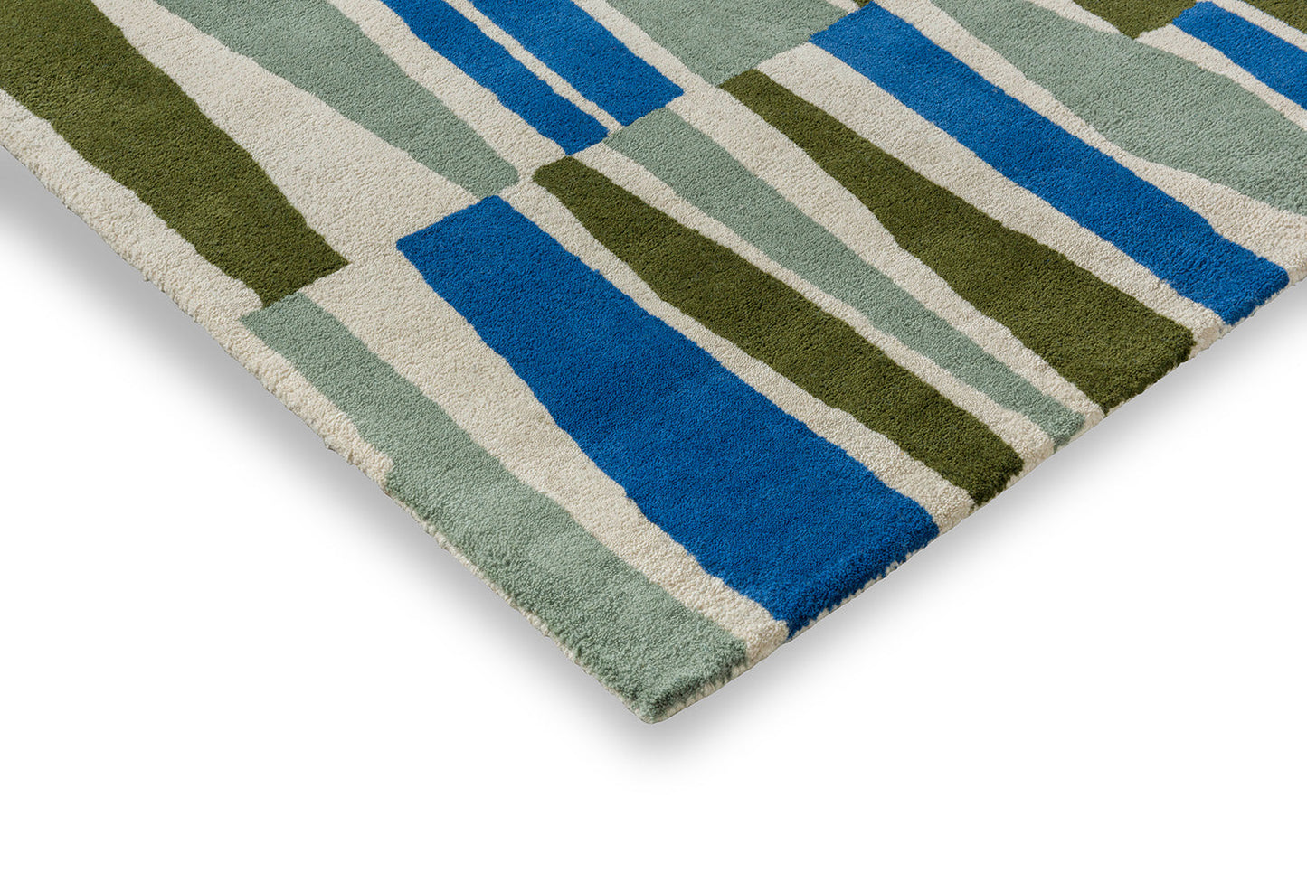 Scion Saku - Olive 123417 In Grey Rug