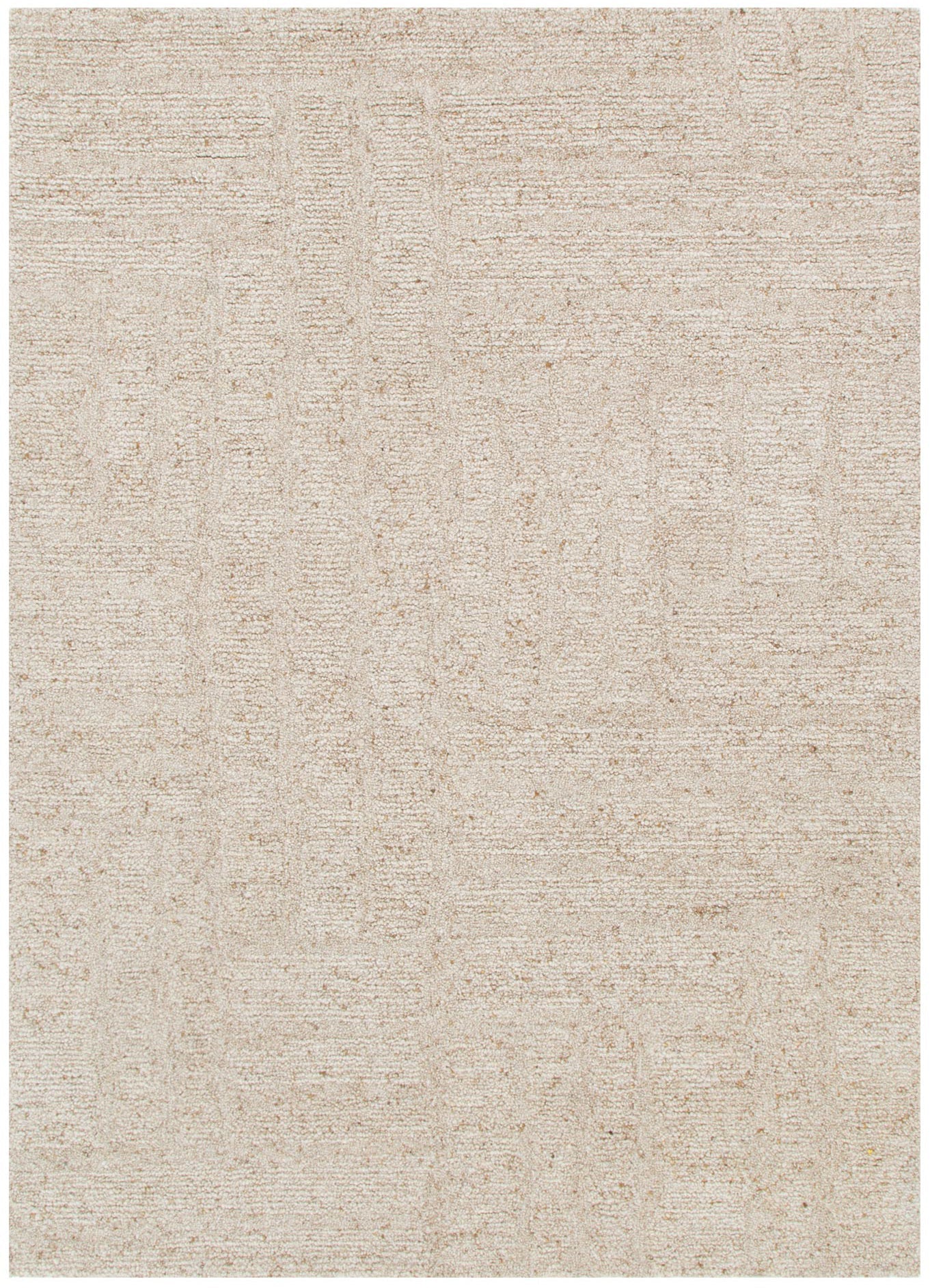 Seren Beige Modern Wool Rug