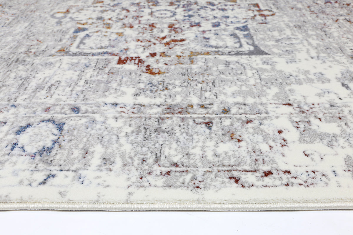 Grey Classic Rug Bohemian Paradise Classic Vintage Grey Multi Rug – Cheapest Rugs Online