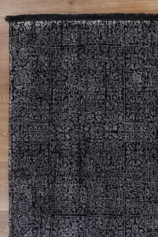 Brooklyn Distressed Oriental In Silver Rug