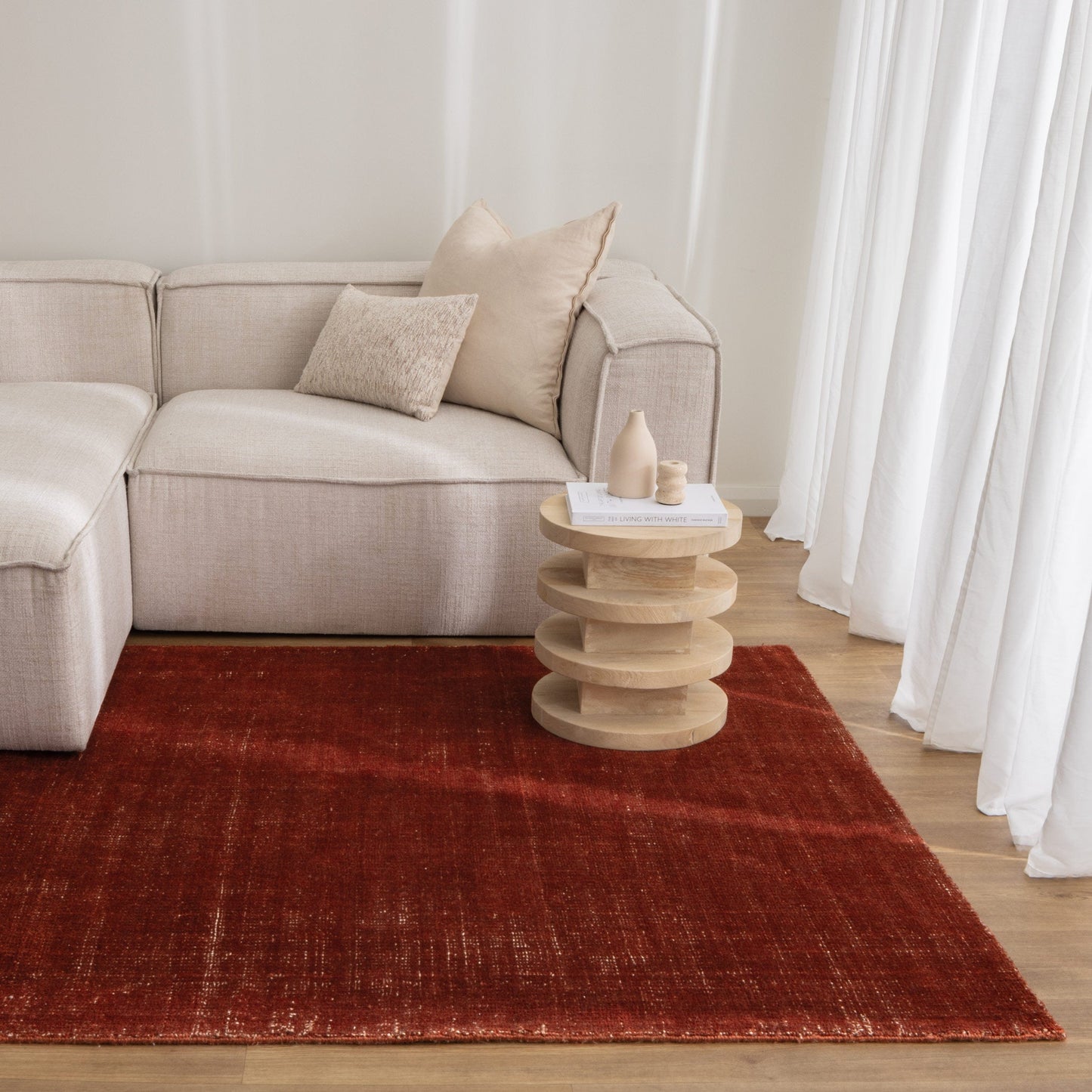 Harbour Indoor Outdoor in Red Rug