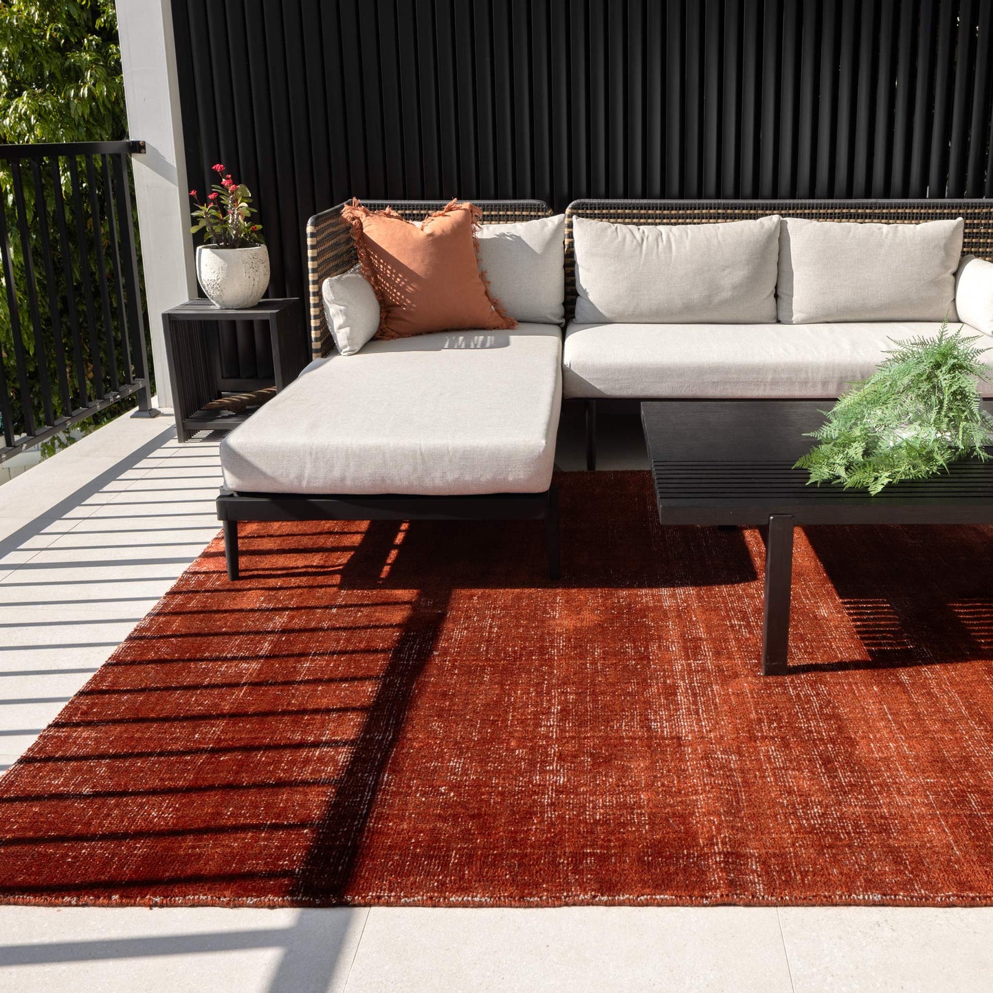 Harbour Indoor Outdoor in Red Rug