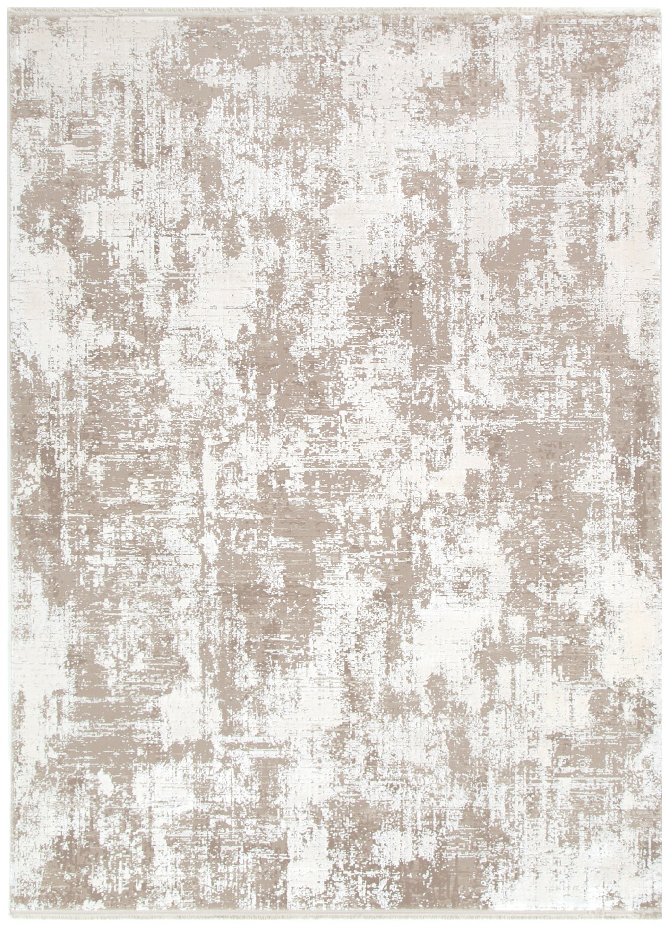 Chateau Distressed Beige and White Rug