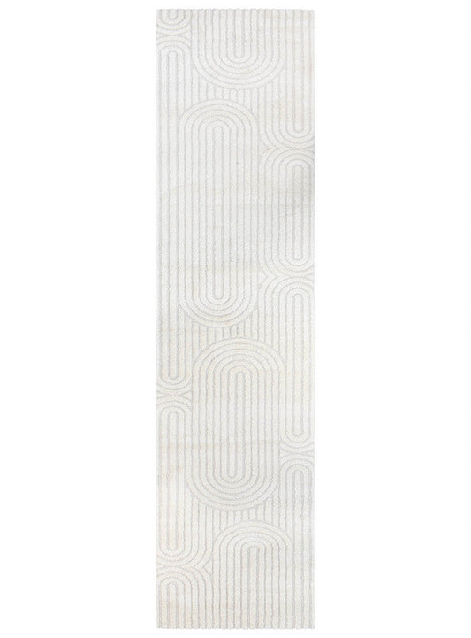 Coco Antique in White Colour : Runner Rug
