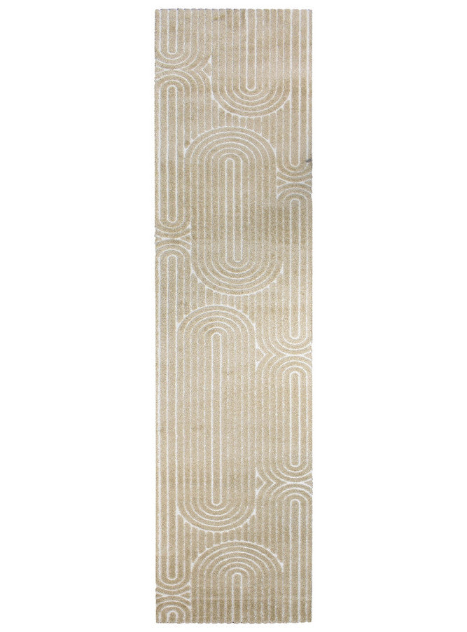 Coco Cocoa in Beige Colour : Runner Rug