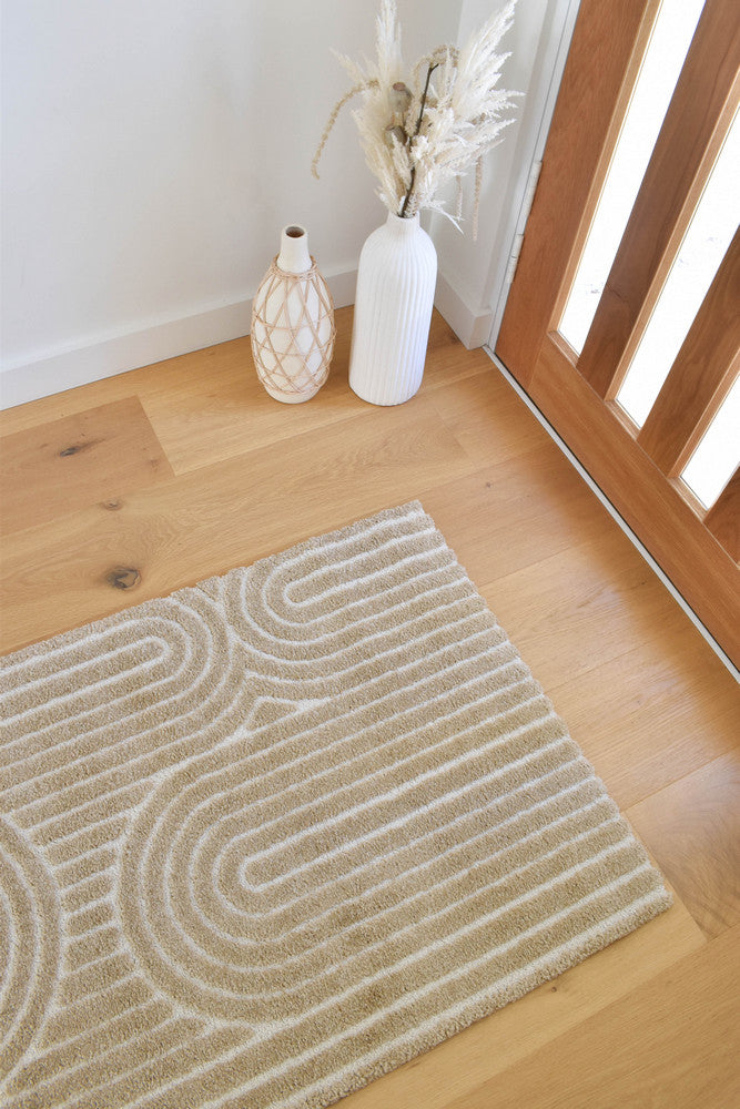 Coco Cocoa in Beige Colour : Runner Rug