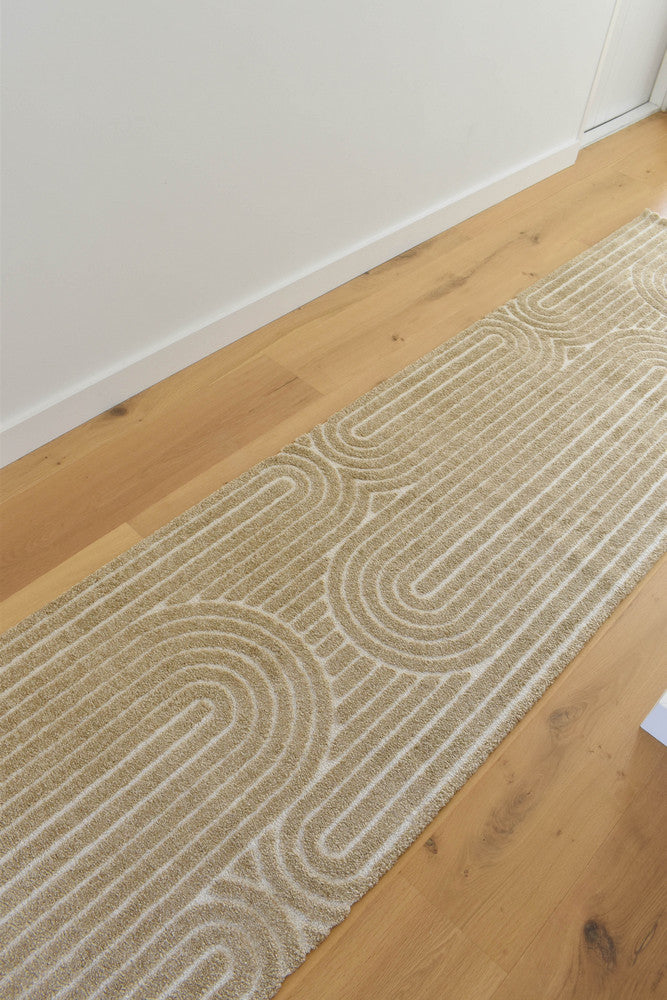 Coco Cocoa in Beige Colour : Runner Rug