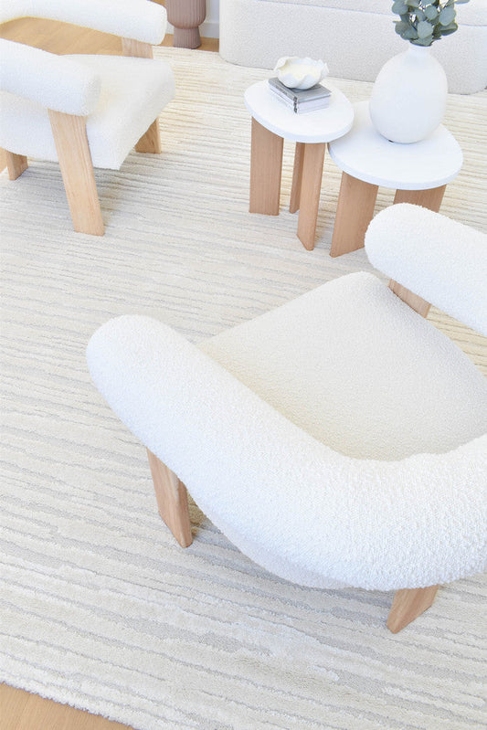 Coco Latte in Cream Colour Rug