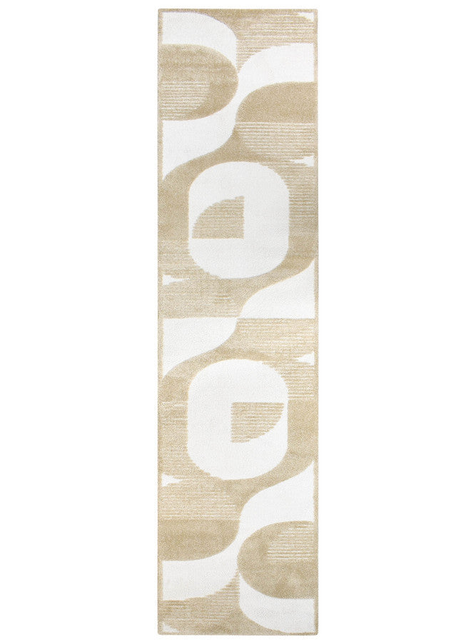 Coco Chestnut in Beige Colour : Runner Rug – Cheapest Rugs Online