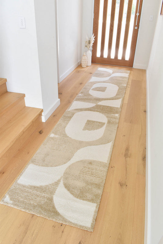 Coco Chestnut in Beige Colour : Runner Rug