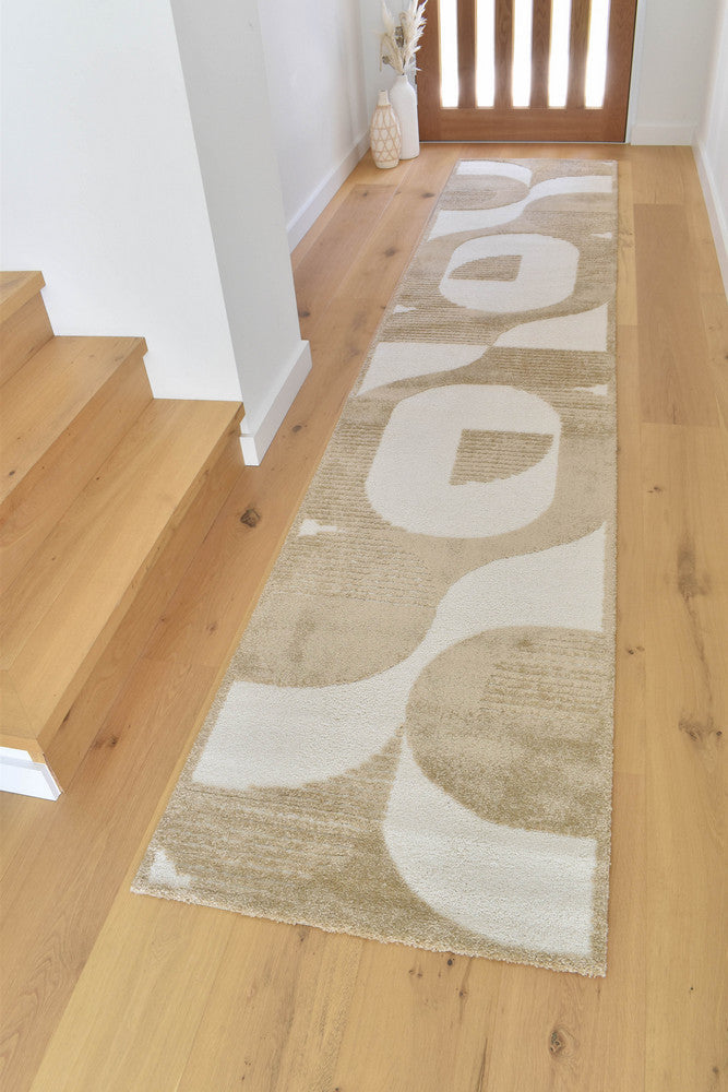 Coco Chestnut in Beige Colour : Runner Rug