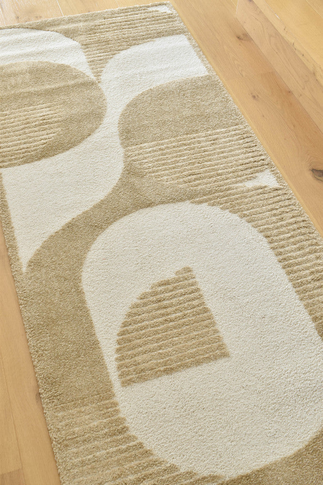 Coco Chestnut in Beige Colour : Runner Rug