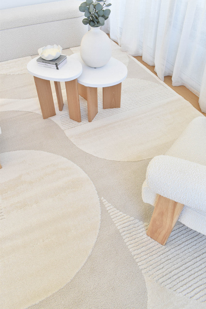 Coco Pearl in Cream Colour Rug