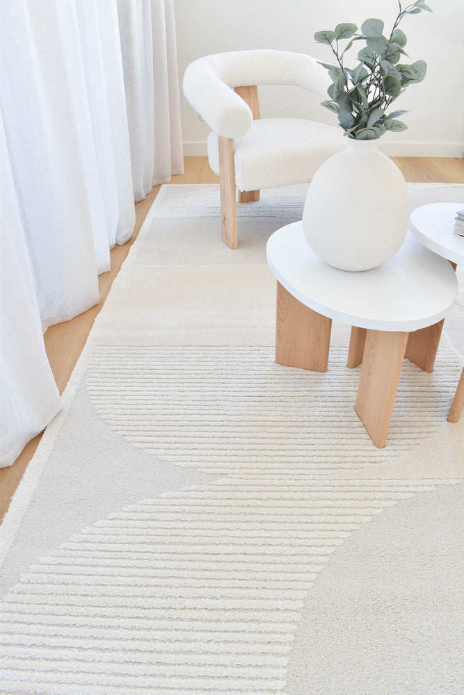 Coco Pearl in Cream Colour Rug