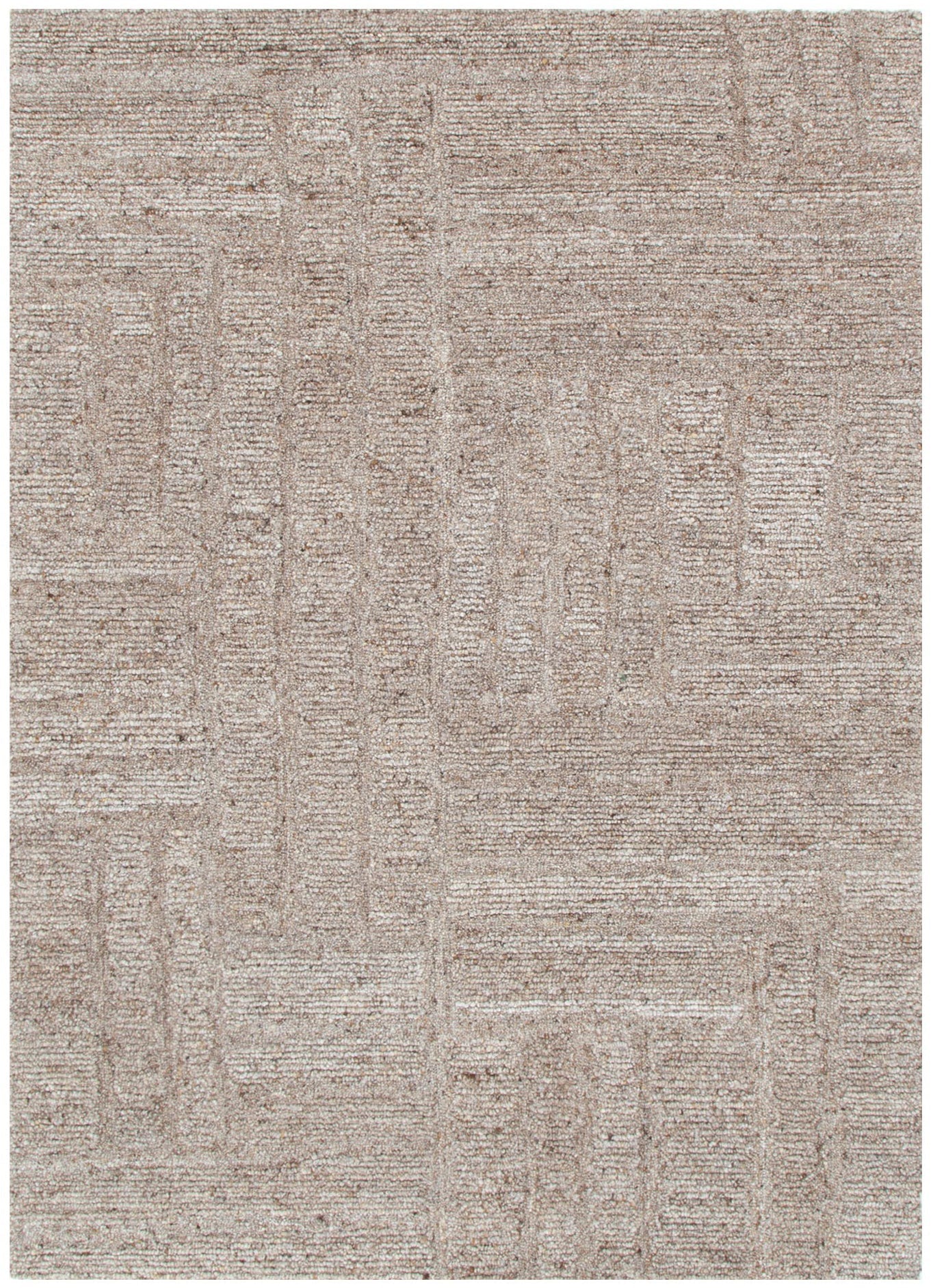 Seren Cocoa Modern Wool Rug
