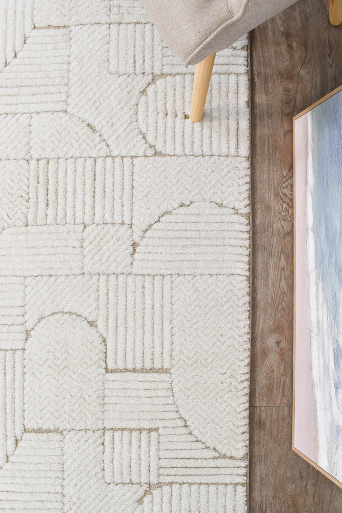 Colorado Contemporary in Beige : Runner Rug