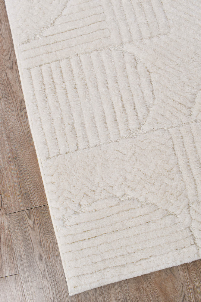 Colorado Geometric in Cream : Runner Rug