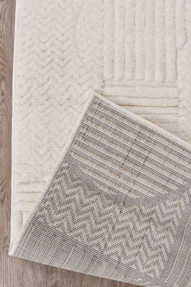 Colorado Geometric in Cream : Runner Rug