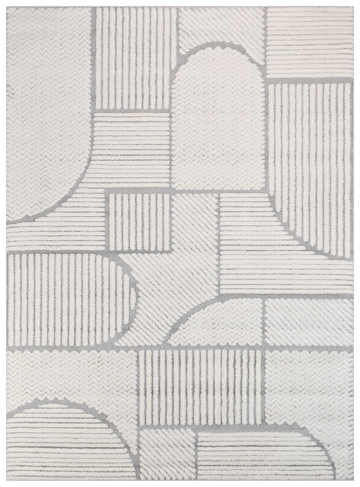 Colorado Geometric in Grey Rug