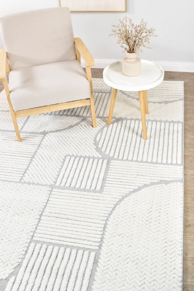 Colorado Geometric in Grey Rug