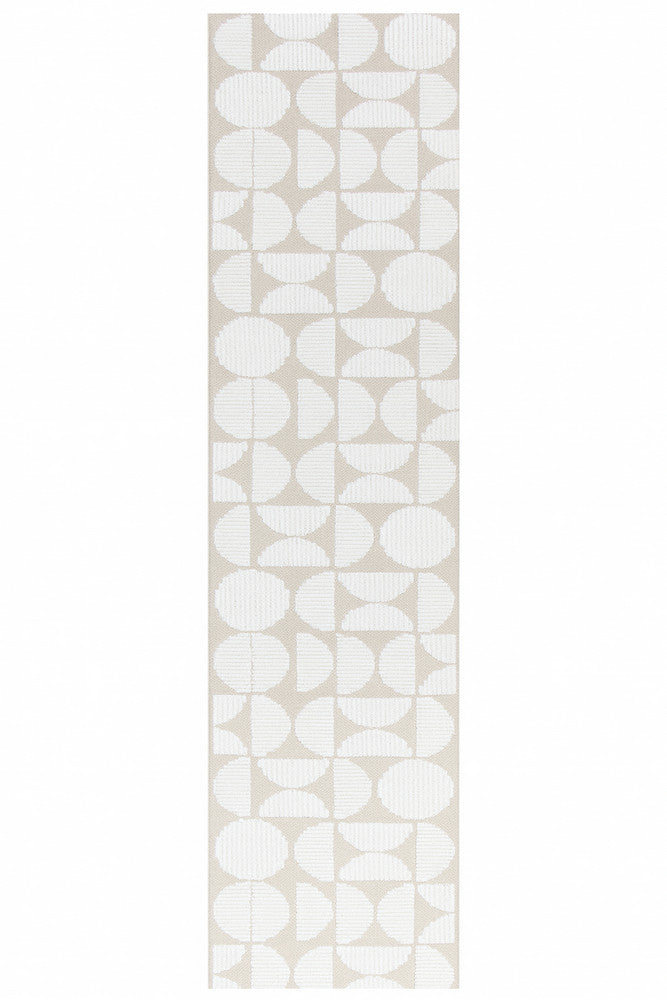 Colorado Geometric in Beige : Runner Rug