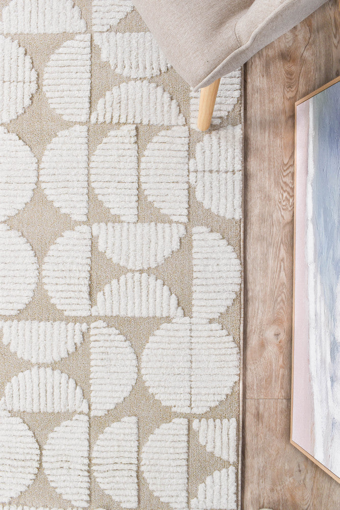 Colorado Geometric in Beige : Runner Rug