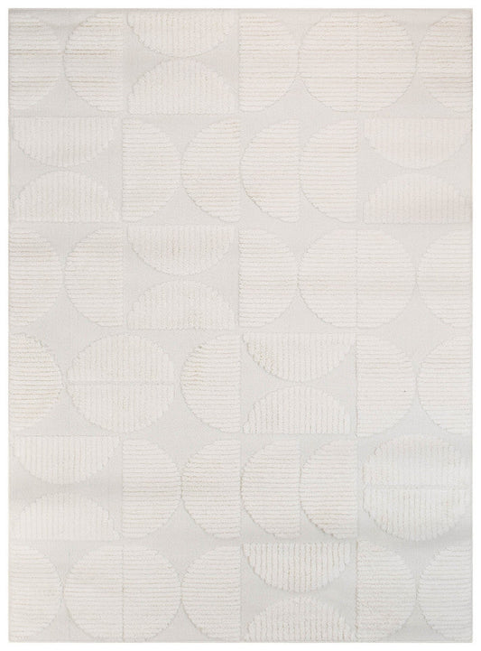 Colorado Geometric in Ivory Rug
