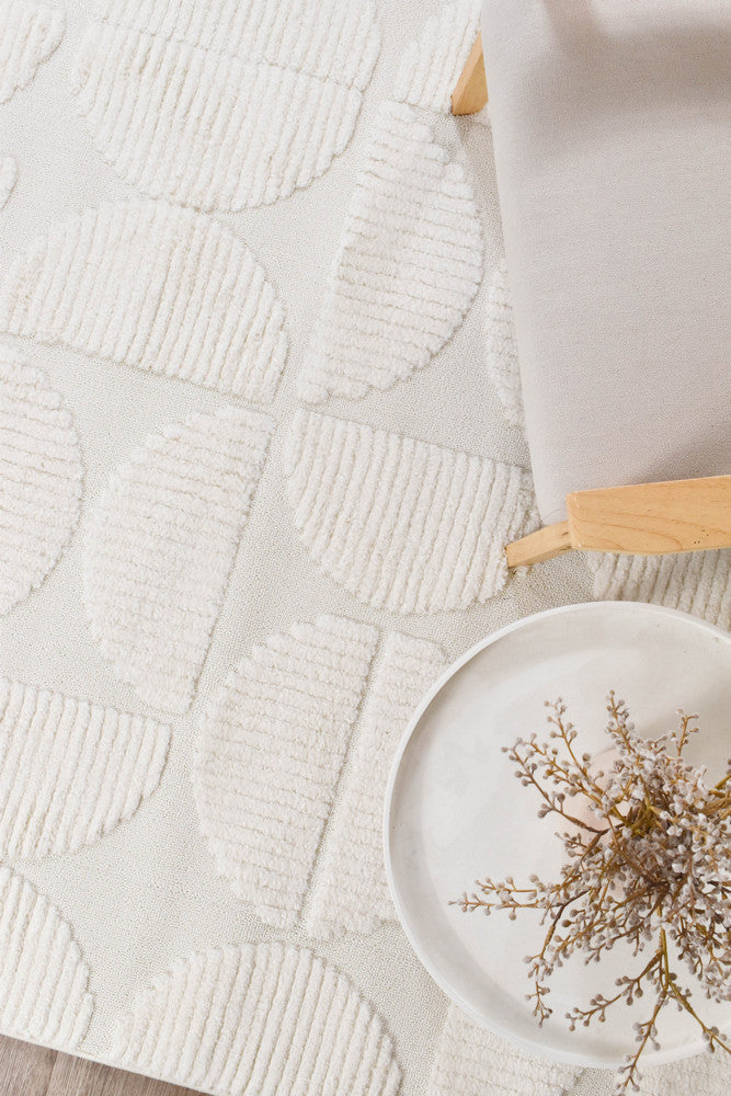 Colorado Geometric in Ivory Rug