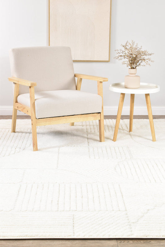 Colorado Geometric in Ivory Rug