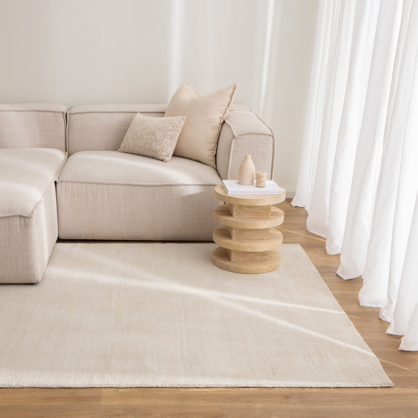 Harbour Indoor Outdoor in Cream Rug